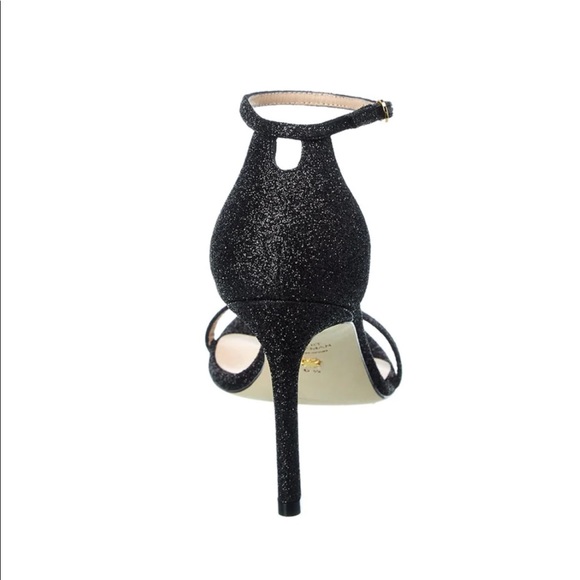 Stuart Weitzman Amelina 95 in Black Glitter - Picture 3 of 5